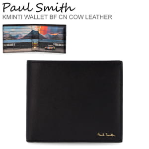 �ݡ��륹�ߥ� PAUL SMITH ����ޤ���� ���� ��� ���������� �֥�å� KMINTI 4833 Men Wallet Billfold Cn �ߥ˥����ѡ� �ե��å���� ��