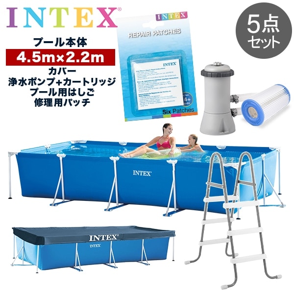 ƥå Intex 5å ס 450  220  84cm ѥС ס ȥåդ סѤϤ ڥѥå ӥˡס ե졼ס  緿 ͷ 