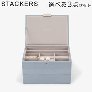 å STACKERS 奨꡼ܥå ٤3å 奨꡼ ꡼ 饷å դܥå ֥롼 Dusky Blue 