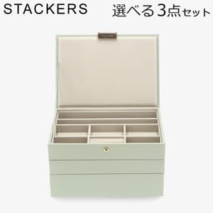 å STACKERS 奨꡼ܥå ٤3å 奨꡼ ꡼ 饷å դܥå ꡼ Sage Green 