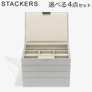 å STACKERS 奨꡼ܥå ٤4å 奨꡼ ꡼ 饷å դܥå ڥ֥륰졼 Pebble Grey 