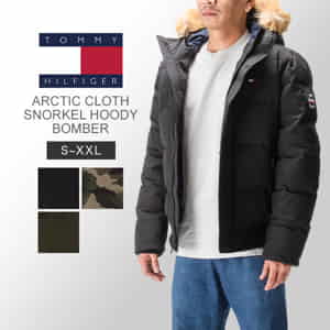�ȥߡ��ҥ�ե����� Tommy Hilfiger �������� ���㥱�å� ���� ���Ρ����� 159AP863 ARCTIC CLOTH SNORKEL HOODY BOMBER ��� ���� ��