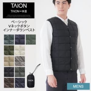 �������� TAION �١����å� V�ͥå��ܥ��� ����ʡ�������٥��� ��� TAION-001 ������ �������� �����ȥɥ� V NECK BUTTON DOWN VEST ��