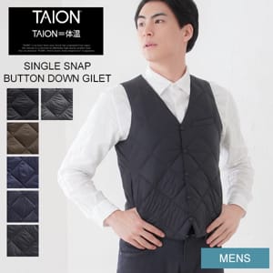 タイオン TAION シティ シングル ダウンジレ メンズ TAION-003CI