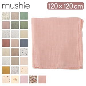 �ॷ�� Mushie �֥�󥱥å� ������� �⥹��� �⥹��󥬡��� Muslin Swaddle Blanket �֤���� ���������� �������˥å����åȥ� ������ ��