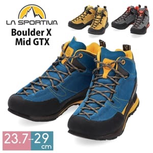 ���ݥ�ƥ��� La Sportiva �ܥ���� ���å��� �ߥå� GTX Boulder X Mid GTX ��� ��ǥ����� �ȥ�å��󥰥��塼�� �л��� ���塼�� ��