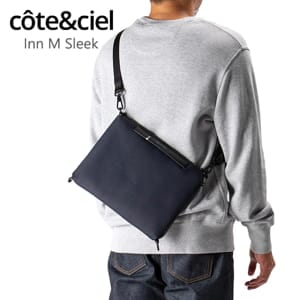 cote&cie ブラック ショルダーバッグ 収納袋付き cote&cie ブラック ショルダーバッグ 収納袋付き cote&cie ブラック