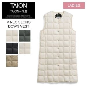  TAION ١å Vͥå 󥰥٥ ʡ ǥ    饤ȥ    ɴ 奢 ι ȥɥ V NECK LONG DOWN VEST WOMEN TAION-W001-LONG 