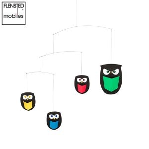 ե󥹥ƥå ӡ FLENSTED mobiles ̲ ǥޡ դ 磻   ƥꥢ ӡ ߤ뤷 ٥ӡӡ ե The Wisest Owls 051. 