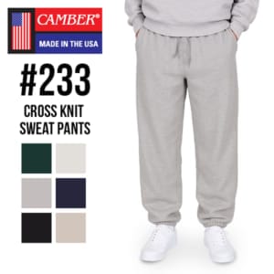 �����С� Camber CROSS KNIT Sweat Pant �������˥å� �������åȥѥ�� 12���� 233 ̵�� ΢���� �������å� �ѥ�� ���󥰥ѥ�� �إӡ��������� ����ꥫ�� ���� ����ץ� ��� ��ǥ����� ��