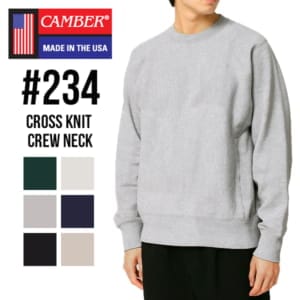 �����С� Camber CROSS KNIT Crew Neck �������˥å� �ѡ����� �������å� 12���� ���롼�ͥå� �������åȥ���� 234 ̵�� ΢���� �إӡ��������� ����ꥫ�� ���� ����ץ� ��� ��ǥ����� ��