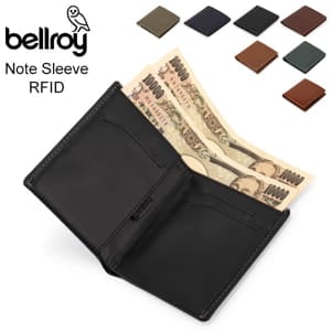 �٥���� Bellroy �Ρ��ȥ��꡼�� Note Sleeve ������å� ���� �ܳ� ���� ��� �ߥ˺��� ���� �ڤ� ����� ����ѥ��� RFID �ߥ˥ޥꥹ�� �ӥ��ͥ� �����쥶�� WNSC ��
