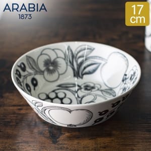 ����ӥ� Arabia �ܥ��� ���� 17cm �ѥ�ƥ��å� 1005400 �֥�å� & �ۥ磻�� Paratiisi Bowl Deep Black & White ����� ������ �����ץܥ��� ���ꥢ��ܥ��� ���� ���� �̲� ������� ���襤�� ���å��� ��