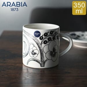����ӥ� Arabia �ޥ����å� �ޥ� ���å� 350mL �ѥ�ƥ��å� 1005397 �֥�å� & �ۥ磻�� Paratiisi Mug Black & White ���� ���� �̲� ������� ���襤�� ���å���