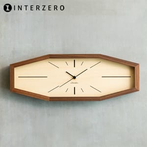 ���󥿡����� INTERZERO ���� �����֥� ���Ȼ��� LINE CLOCK Chambre �饤�󥯥��å� �ݤ����� �ɳݤ����� Ȭ�ѻ��� ���������ÿ� ����ץ� ��ӥ� ���� ������ ����ƥꥢ���ե� ������ WALNUT CH-060WN ��