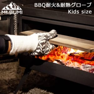 �ޥ���ȥ��� Mt.SUMI BBQ�Ѳ�&��Ǯ�������� ���å������� ��Ǯ���� ʲ�����Ѽ��� �Ҥɤ��Ѽ��� ���ꥳ�󥰥�å� Kids size BS2106BG-WM-K (�ۥ磻�ȡߥޥ���ȥ��ߥ��顼) BBQ TAIKA&TAINETSU Gloves
