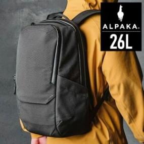 ����ѥ� ALPAKA �Хå��ѥå� ELEMENTS BACKPACK PRO AXOFLUX 26L ������ ���å����å� ¿��ǽ�������ʥ����� ¦�̥ܥȥ�ݥ��å� �̳� ��ĥ �ӥ��ͥ� ι�� �ȥ�٥� �����ȥɥ��������б� �̶� ����Ȥ� ��