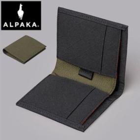 ����ѥ� ALPAKA ARK BIFOLD CASH WALLET AXOGRID ����ޤ���� �ޤꤿ���ߺ��� ������ �����ɼ�Ǽ �����ݥ��å��դ� ����ѥ��ȥ�˥��å��� ����Ū ��Ǽ �ɿ��� �ѵ��� ���� ������� ��
