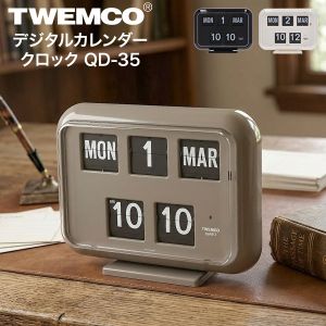 �ȥ����� TWEMCO �ǥ����륫�����������å� QD-35 Digital Calendar Clock �ѥ��ѥ����� �ݤ����� �֤����� ���ַ��� ��ȥ� �ֻ��� �ݻ��� ����ƥꥢ �����å� ���ʥ���ɽ�� ����ץ� �ץ쥼��� ��