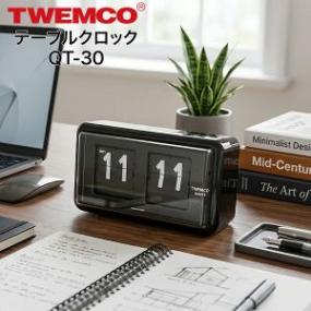 �ȥ����� TWEMCO �ơ��֥륯���å� QT-30 Table Clock �ѥ��ѥ����� �ݤ����� �֤����� ���ַ��� ��ȥ� �ֻ��� �ݻ��� ����ƥꥢ �����å� ���ʥ���ɽ�� ����ץ� �ץ쥼��� ��