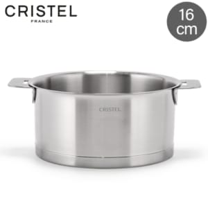 ���ꥹ�ƥ� Cristel ���ȥ顼�� �������ѥ� �� 16cm ���� IH�б� L����Ǯ�Ȼ��١��� ��æ��ǽ �ʥ��ڡ�����Ǽ ���ƥ�쥹�� �����֥��б� �� 300��ޤ� �ե�������å������� ���å��� STRATE Saucepan silver ��
