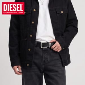[��������̵��] �ǥ������� DIESEL B-VISIBLE BELT �쥶���٥�� ��� ������ơ��� �쥶�� �ܳ� �� ������ ��� ���� ���ե� �ץ쥼��� �����奢�� ���ȥ꡼�� �ե��å���� ������� ����ץ� ��
