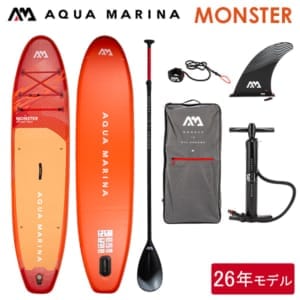 Aqua Marina �������ޥ꡼�� Monster ��󥹥��� SUP ����ե졼���֥� ������ɥ��åץѥɥ�ܡ��� ���åץܡ��� ����ѥ��� ���� �������Ӵ�ñ �ѥɥ��դ� �ݥ���դ� �����ȥɥ� ��