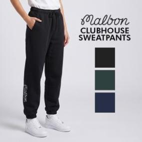 �ޥ�ܥ� Malbon �ޥ�ܥ󥴥�� �������åȥѥ�� CLUBHOUSE SWEATPANT ����֥ϥ����������åȥѥ�� �ܥȥॹ �������å� �ѥ�� ���󥰥ѥ�� ���åȥ�ե꡼���Ǻ� ���餫�� ȩ���� ��100�� ���� ���� ��