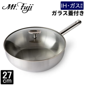 �ե��Υ� Fujinosu ����ߥ���åɻ��������27cm(���饹����) IH�б� �������б� ���� ���� �Ѥ롦�֤�롦觤Ǥ� ���������ñ Ĺ���� ¿����Ĵ�� ������ ���ƥ�쥹 �����ȥɥ�Ĵ�� Ĵ����� ������ ��