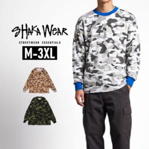 ���㥫������ Shaka Wear 9.0oz Heavyweight Thermal 2.0 �إӡ��������� �����ޥ���󥰥���� Ĺµ �������T ��� ��˥��å��� �����奢�륦���� ���ȥ꡼�ȥե��å���� �ץ쥼��Ȥ������� ��