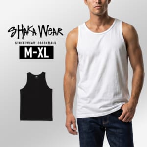 ���㥫������ Shaka Wear 6.0oz Tank Top ̵�� ��� �Ρ����꡼�� ���� ����ʡ����󥯥ȥå� �ڥȥ� ���ݡ��� ���०���� �ߥ˥ޥ륹�ȥ꡼�� ����ץ� �Ƥ�ɬ���� �ץ쥼��Ȥ�������
