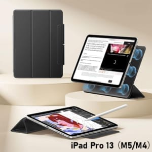 ESR REBOUND �ޥ��ͥåȵ��弰 Smart Folio������ for iPad Pro 13����� ��M5/M4�˻����ޤꥹ����� ���� ���� ������߷� Pencil�ݸ� �����ȥ��꡼�� ���֥�åȥ��Сݡ������� iPad���������꡼ ��������������  ��