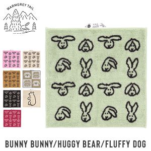 WARMGREY TAIL BUNNY BUNNY/HUGGY BEAR/FLUFFY DOG HAND TOWEL �ϥ�ɥ����� �������������� ưʪ������� ��100�� ���餫�� ���襤�� ������� �ڹ񻨲� ���� ���� ���ե� �ץ쥼��� �������॰�졼�ƥ���  ��