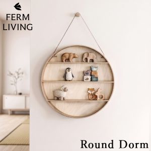 �ե������ӥ� Ferm Living �饦��ɥɡ��� Round Dorm �ɳݤ���å� ����ê ���쥯����� ���֥�����Ǽ ��ʪ��Ǽ �ǥ����ץ쥤��å� ��ӥ� ���å��롼�� ���� ������� ����ƥꥢ������ա�