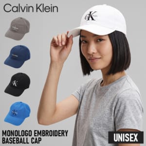 ����Х󥯥饤�� Calvin Klein ��Υ���� �ɽ����� �١����ܡ��륭��å� �����㥹�����դ� ��� ��ǥ����� �����奢�� ˹�� �ǥ��꡼������ MONOLOGO EMBROIDERY BASEBALL CAP  ��
