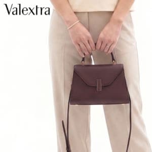 �����쥯���ȥ� Valextra �������� �ߥ� Iside Mini �ϥ�ɥХå� ���������Хå� �ȥåץϥ�ɥ�Хå� 2WAY�Хå� �ߥ� �쥶���Хå� ��ǥ����� �ե����ޥ� ���쥬��� ������� ��