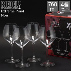 Riedel �꡼�ǥ� �磻�󥰥饹 4�ĥ��å� 4411/07 �������ȥ꡼�� �Х�塼�ѥå� �ԥΡ��Υ�� Extreme Pinot Noir ���ꥹ���륬�饹 768mL �֥磻�� ��磻�� �֥��� Value Gift Pack ��
