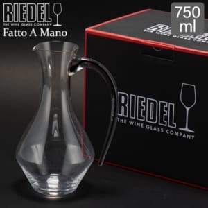 Riedel �꡼�ǥ� �ǥ��� �ǥ���� 4900/13B �ե��å� �����ޡ��� ���٥�͡��ǥ��� Fatto A Mano Cabernet Decanter Black �֥�å� 750mL �ԥå��㡼����ե� �磻��ܥȥ� �֥磻�� ��磻�� �����ѥ� ��