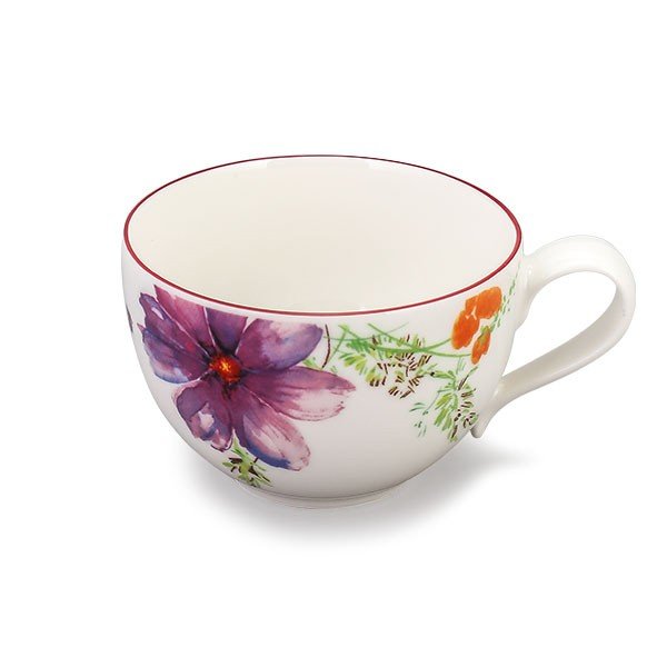 Villeroy&Boch マリフルールプレート＋ティーカップ4客【新品】 Villeroy&Boch マリフルールプレート＋ティーカップ4客【新品】