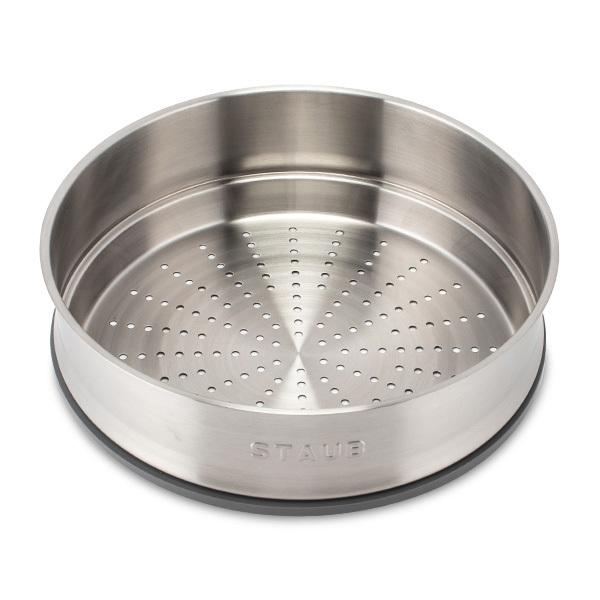 訳あり】 ストウブ 鍋 Staub ココットラウンド / スチーマーセット