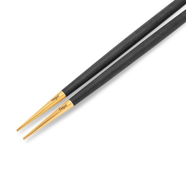 �����ݡ��� Cutipol GOA ���� Ȥ �� Ȥ�֤����å� �֥�å��ߥ������ Chopstick Set Black Gold ��Ȥ ����åץ��ƥ��å� ���ȥ�꡼ ��