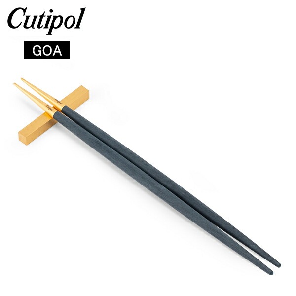 �����ݡ��� Cutipol GOA ���� Ȥ �� Ȥ�֤����å� �֥롼�ߥ������ Chopstick Set Blue Gold ��Ȥ ����åץ��ƥ��å� ���ȥ�꡼ ��