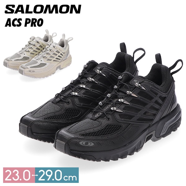 SALOMON ������� ACS PRO ������������ �ץ� ���ˡ����� �ȥ쥤�� ���˥� ��� ��ǥ����� �������å� �����ȥɥ� �� ���塼�� ������� ���ݡ��� ���ȥ꡼�� �ƥ��˥��륷�塼�� �֥�å� ����� ����� ��