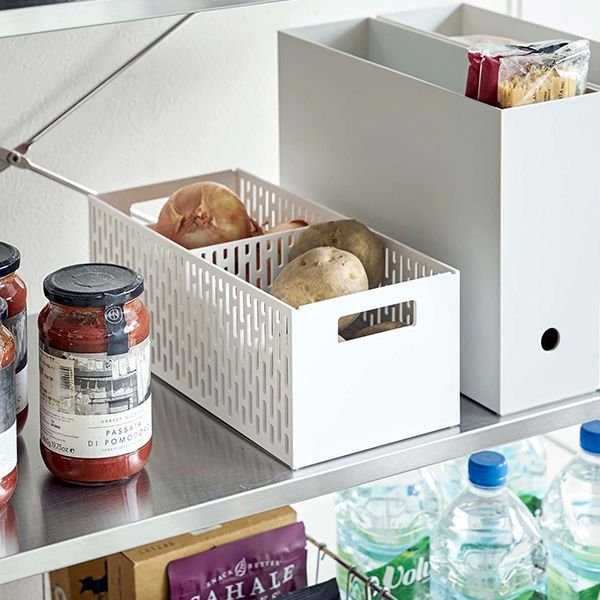 野菜ストッカー ベジタブルストッカー tower タワー 山崎実業 かご