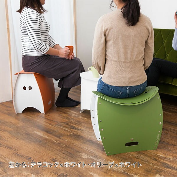 簡易トイレに使える 折りたたみイス 折りたたみチェア パタット