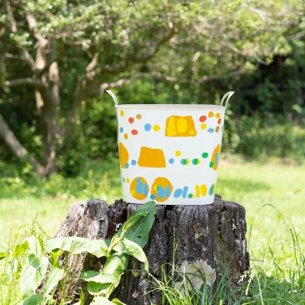 スタックストー バケット Mサイズ 25L あおくんときいろちゃん 収納