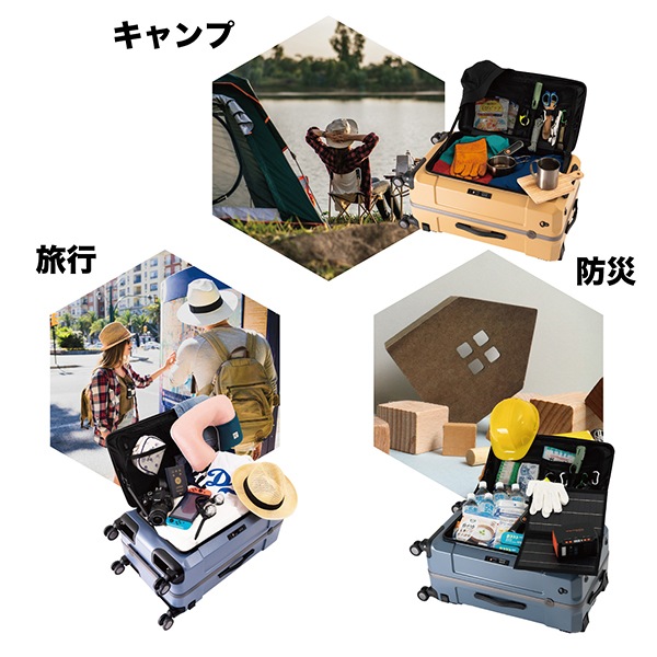 き*子様 【新品未使用】アジアラゲージ　ギアキューブ　グリーン アジアラゲージ A.L.I スーツケース GEARCUBE 背負えるから多目的に