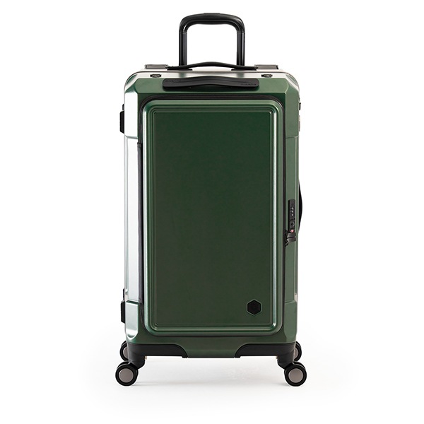 き*子様 【新品未使用】アジアラゲージ　ギアキューブ　グリーン アジアラゲージ A.L.I スーツケース GEARCUBE 背負えるから多目的に