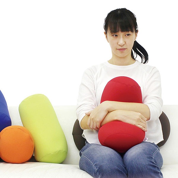 モグ MOGU ポムポムクッション 本体 パウダービーズ クッション