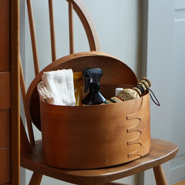 シェーカーオーバルボックス L オーバル HS2850 楕円 蓋付き 収納